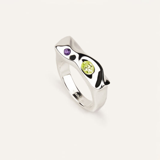 THE STATEMENT SILVER RING - Nerolia