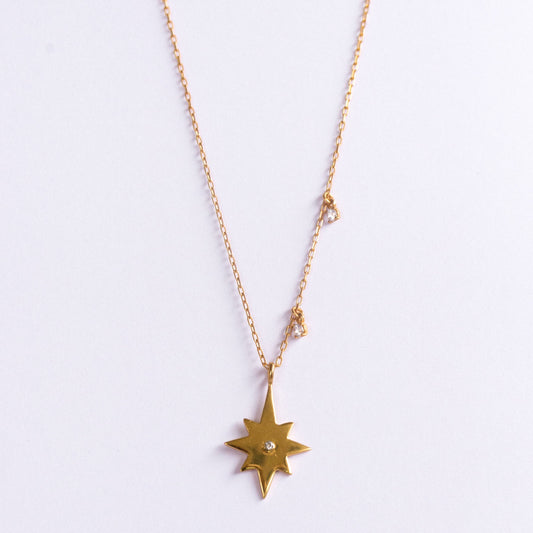 SHOOTING STAR GOLD NECKLACE