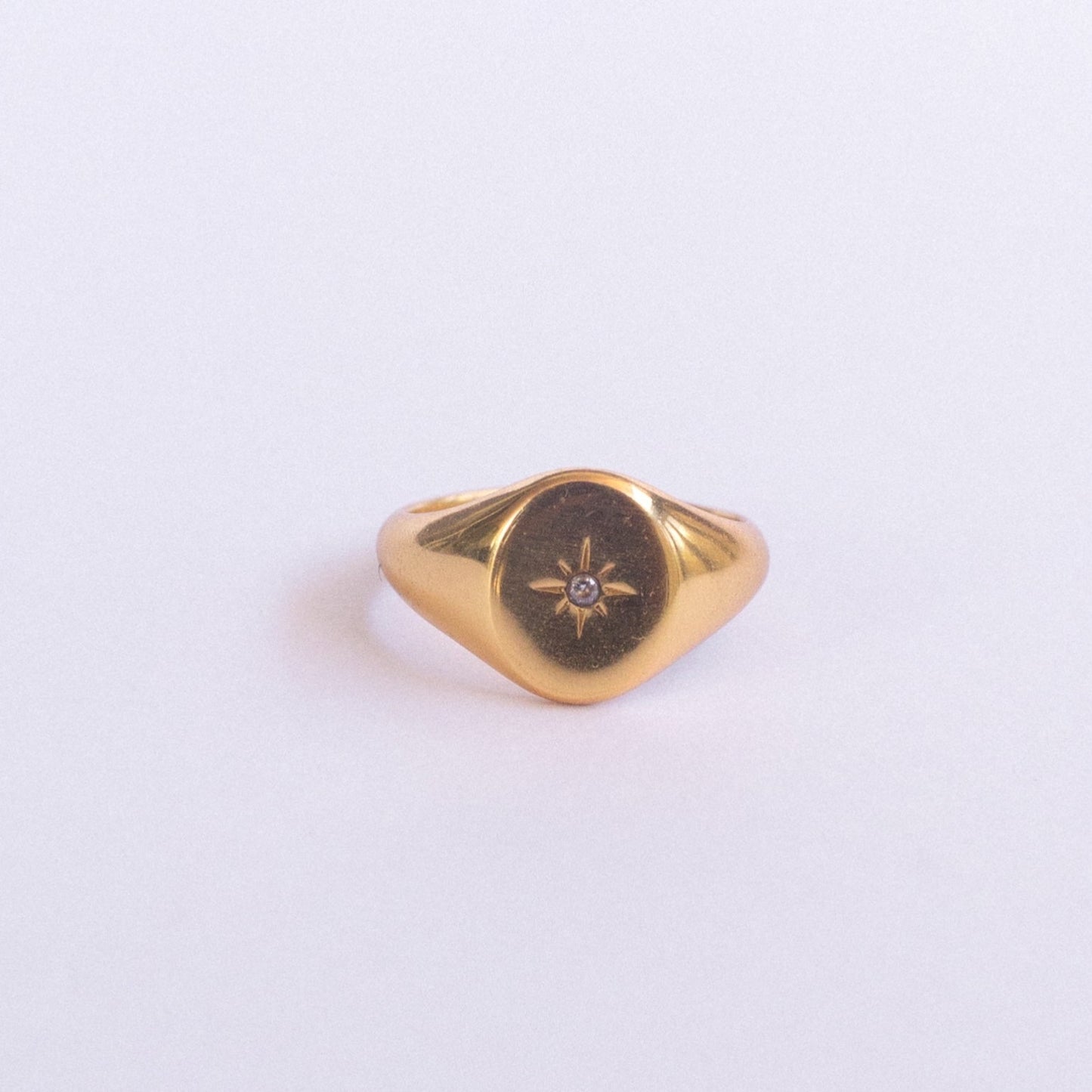 ROSA DE LOS VIENTOS GOLD RING