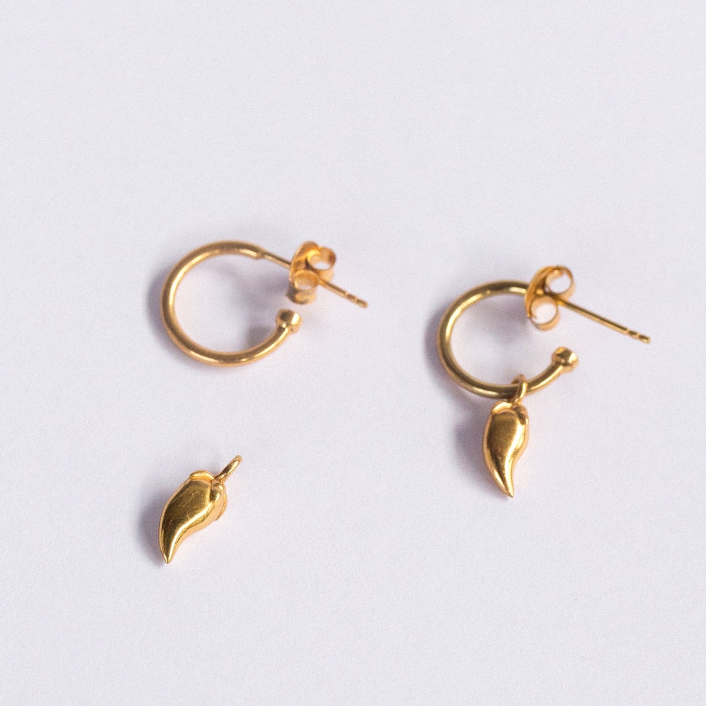 CHILI EARRINGS VERMEIL